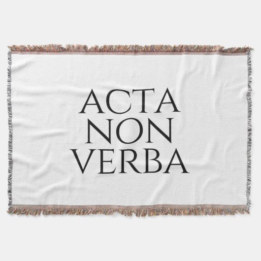 Acta Non Verba Decke (Vorderseite)