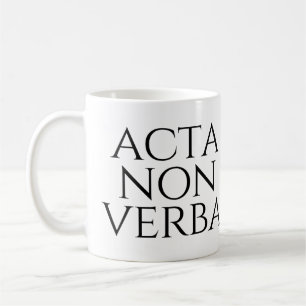 Acta Non Verba Kaffeetasse