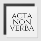 Acta Non Verba Magnetkarte (Vorne/Hinten)