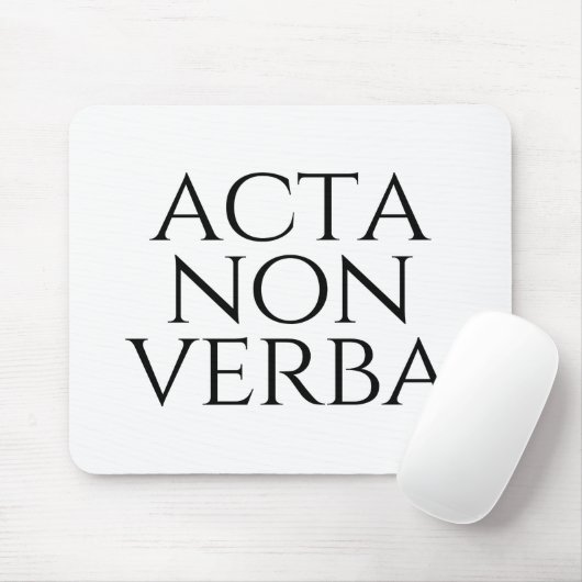 Acta Non Verba Mousepad (Mit Mouse)