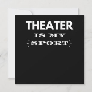 Acter is my sport musical cute acting acter acter dankeskarte