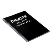 Acter is my sport musical cute acting acter acter notizblock (Rechte Seite)