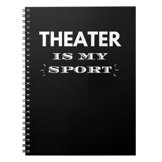 Acter is my sport musical cute acting acter acter notizblock (Vorderseite)