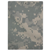 Actern Pattern Camouflage Troops Digitale Kunst Fr Klemmbrett (Rückseite)
