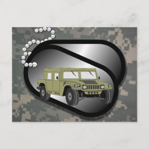 Actern Pattern Camouflage Troops Digitale Kunst Fr Postkarte