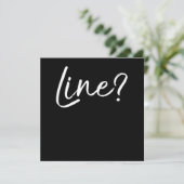 Acting Quote Actors Cute Actress Saying Line Dankeskarte (Stehend Vorderseite)