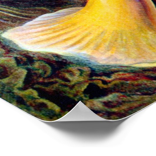 Actiniae Illustration Germa Ernst Haeckel Poster (Ecke)