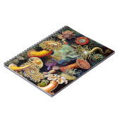 Actiniae von Ernst Haeckel Notebook Notizblock (Linke Seite)