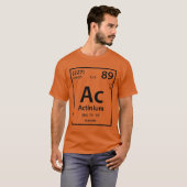 Actinium-Element-T - Shirt (schwarz) (Vorne ganz)