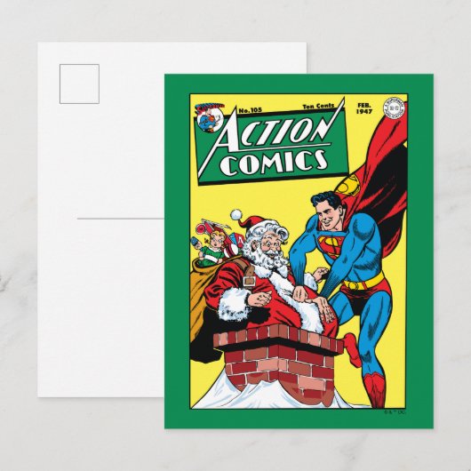 Action-Comic #105 Postkarte (Vorne/Hinten)