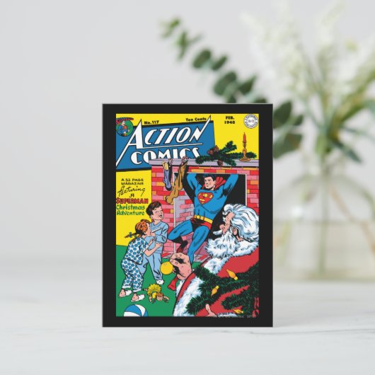 Action-Comic #117 Postkarte (Stehend Vorderseite)