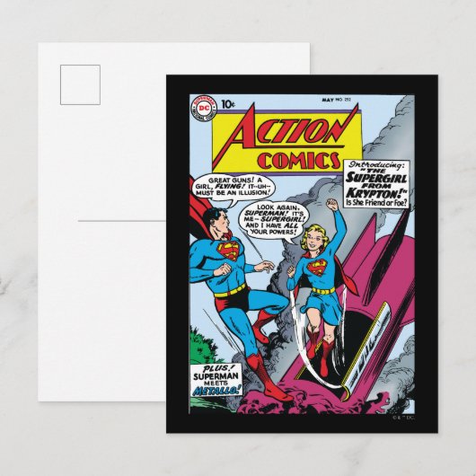 Action-Comic #252 Postkarte (Vorne/Hinten)