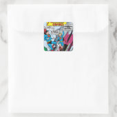 Action-Comic #252 Quadratischer Aufkleber (Tasche)