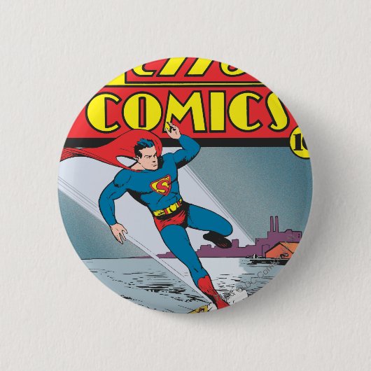Action-Comic #25 Button (Vorderseite)
