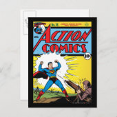 Action-Comic #35 Postkarte (Vorne/Hinten)