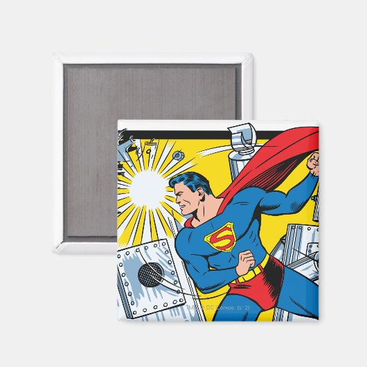 Action-Comic #36 Magnet (Vorderseite/Rückseite)