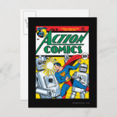 Action-Comic #36 Postkarte (Vorne/Hinten)