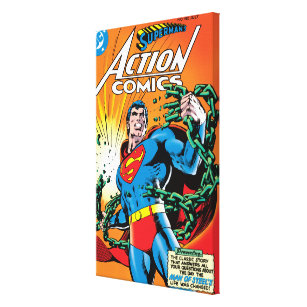 Action-Comic #485 Leinwanddruck