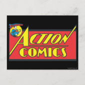 Action Comic - Superman Postkarte (Vorderseite)