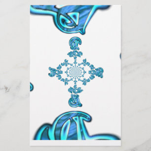 Action Cyan Aquamarine Abstrakte Graffiti Art Prin