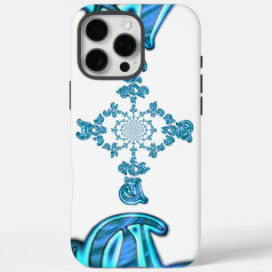 Action Cyan Türk Abstrakt Graffiti Kunst Druck iPhone 16 Pro Max Hülle