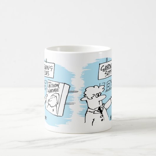 Action Gnome im Gartencenter Kaffeetasse (Mittel)
