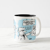 Action Gnome im Gartencenter Zweifarbige Tasse (VorderseiteRechts)