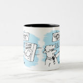 Action Gnome im Gartencenter Zweifarbige Tasse (Mittel)