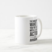 Action - Gym, Hustle, Erfolg Motivierend Kaffeetasse (VorderseiteRechts)