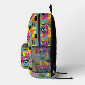 Action Handshake-Muster Bedruckter Rucksack (Rechts)