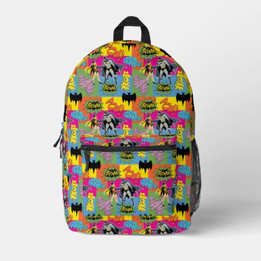 Action Handshake-Muster Bedruckter Rucksack (Vorderseite)