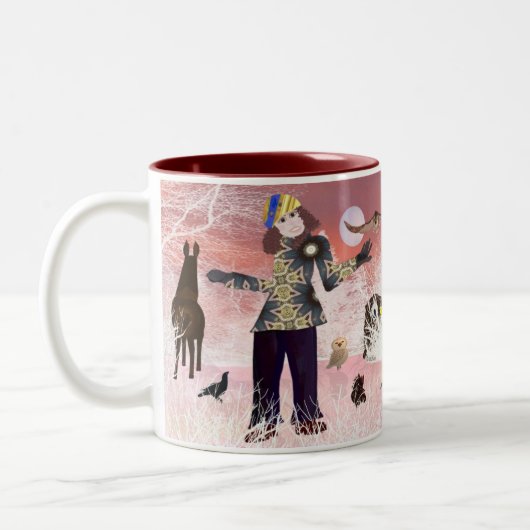 Action Lee Marie's Creative Design Zwei-Tone-Coffe Zweifarbige Tasse (Links)