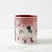 Action Lee Marie's Creative Design Zwei-Tone-Coffe Zweifarbige Tasse (Mittel)