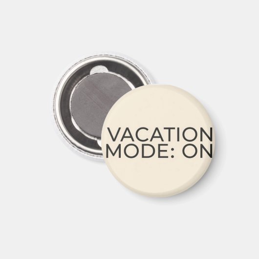 Action Mode On – Motivational Fridge Magnet (Vorderseite/Rückseite)