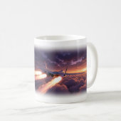 Action Mug Sunset Jet Chase Kaffeetasse (VorderseiteRechts)
