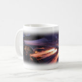 Action Mug Sunset Jet Chase Kaffeetasse (Vorderseite Links)