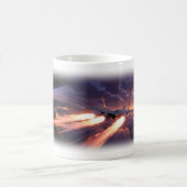 Action Mug Sunset Jet Chase Kaffeetasse (Mittel)