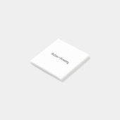Action Over Anxiety Minimalistische Post-It-Notize Post-it Klebezettel (angewinkelt)
