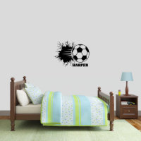 Action-Packed Soccer Ball Medium Wall Decal