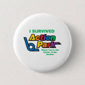 Action Park Survivor Button (Vorderseite)