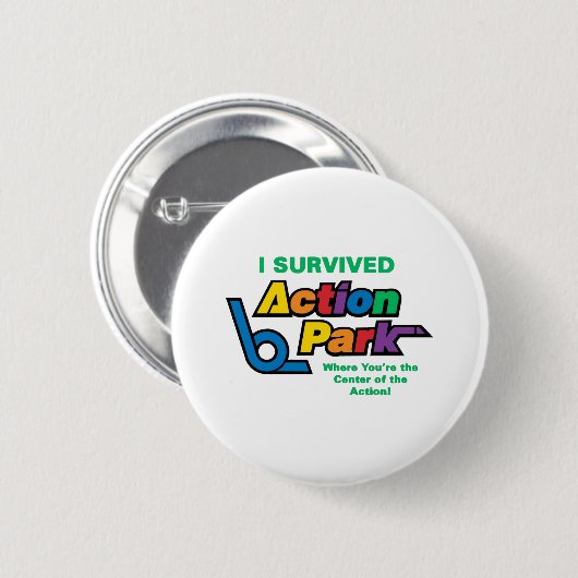 Action Park Survivor Button (Vorne & Hinten)