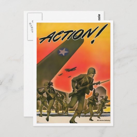 Action! Postkarte (Vorne/Hinten)