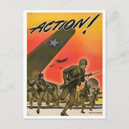 Action! Postkarte (Vorderseite)