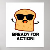 Action pur Funny Bread Pub Poster (Vorne)