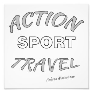 Action Sport Travel Fotodruck