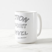 Action Sport Travel Kaffeetasse (VorderseiteRechts)