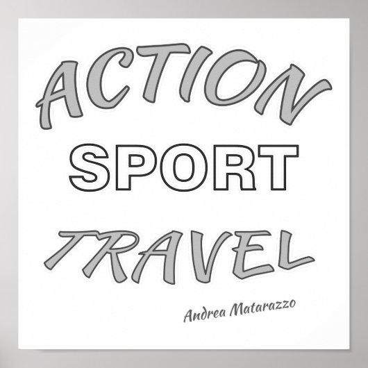 Action Sport Travel Poster (Vorne)