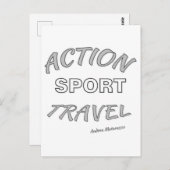 Action Sport Travel Postkarte (Vorne/Hinten)