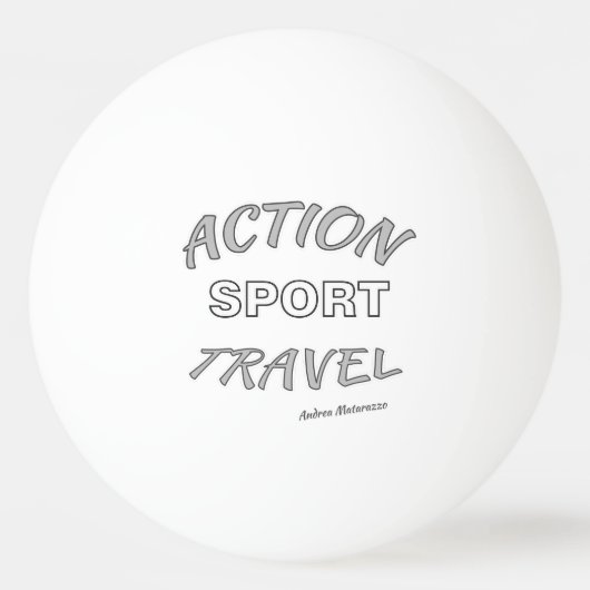 Action Sport Travel Tischtennisball (Vorderseite)