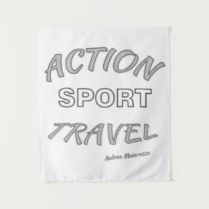 Action Sport Travel Wandteppich